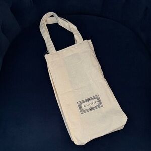 Gucci canvas gift bag